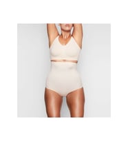Mistirik Slip Kadın Yüksek Bel Korse Bayan Slip Külot Yüksek Bel Slip Korse (Beyaz)