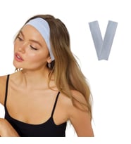 2li Spor Kadın Erkek Saç Bantları Elastik Kaymaz İnce Ter Emici Esnek Genç Saç Bandı Bandana Kadın Makyaj Yüz Yıkama Koşu Dans Fitness Yoga Pilates Bisiklet İçin Saç Bandı Taç Kadın Erkek Pamuk Atletik Egzersiz Ter Bandı Kafa Bandı (Buz Mavi)
