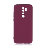 Xiaomi Redmi Note 8 Pro Kılıf Özel Orijinal Lansman Serisi, İçi Kadife, Pürüzsüz Yumuşak ve Mat TPU Silikon (Koyu Mor)