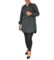Kadın Kışlık Cepli Tunik BGL-ST02343 (Haki)