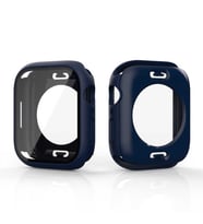 Apple Watch 7/8/9 41mm 360 Korumalı Kasa ve Ekran Koruyucu 12 (Lacivert)