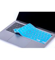Laptop MacBook Air 13inc Klavye Koruyucu A2179 A2337 2020/2021 Türkçe Baskılı (Açık Mavi)