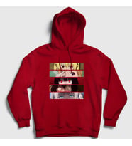 Presmono Unisex Beyaz Girls Anime kakegurui Kapüşonlu Sweatshirt 239730tt (Kırmızı)