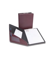 Kapaklı Sekreterlik A4 100 Yaprak Kapasiteli Rainbow Clip Board Vegan 24x32 cm (Bordo)