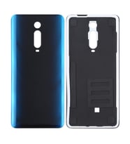 Xiaomi Mi 9T Logolu Pil Kapağı - Lens Hariç (Mavi)