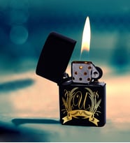 Kişiye Özel Zippo Tarzı Çakmak (Gold)