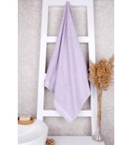 %100 Pamuk 65x130 Banyo Havlusu (Lila)