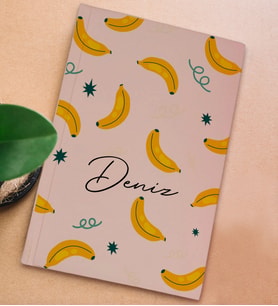 BK Gift Kişiye Özel İsimli Sert Kapaklı Pudra Pembesi Defter, Arkadaşa Hediye, Yeni İş Hediyesi, Anı Defteri, Doğum Günü Hediyesi-1 (Model 4)