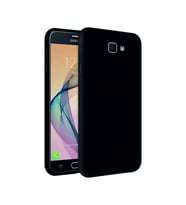 Samsung Galaxy J7 Prime Kılıf Kamera Korumalı Silikon Rubber Arka Kapak (Siyah)