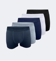 Malabadi Erkek 5 Li Paket Milan Modal Boxer 014 (Karışık)