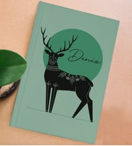BK Gift Kişiye Özel İsimli Sert Kapaklı Su Yeşili Defter, Arkadaşa Hediye, Yeni İş Hediyesi, Anı Defteri, Doğum Günü Hediyesi-1 (Model 4)