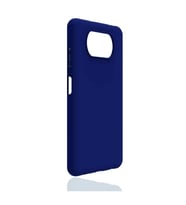 Xiaomi Poco X3 Pro Kılıf Kamera Korumalı Silikon Rubber Arka Kapak (Lacivert)