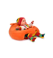 TOKKO Bebek Bebe Yatmaz Oturma Destek Minderi - Bebek Koltuğu - Büyük Bebek Oturağı Bebeyatmaz (Turuncu)