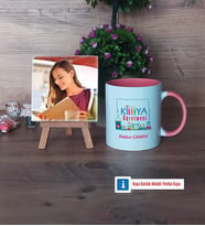 Kimya Öğretmeni Fotoğraflı Dekoratif Taş, Kupa Bardak Beyaz Hediye Öğretmenler Günü Hediyesi (Model 6)