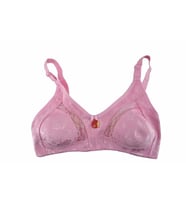 Liza 543 Yarı Dantelli Bayan Toparlayıcı Sütyen (Pembe)