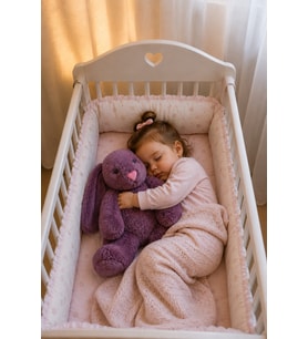 Özgüner Oyuncak Uyku Arkadaşım 45 Cm Pelüş Tavşan (Lila)