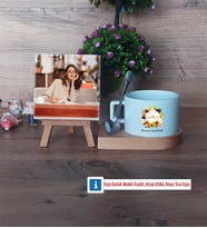 Diyetisyen Fotoğraflı Dekoratif Taş, Kupa Bardak Beyaz Hediye (Model 8)