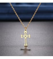 Kişiye Özel 925 Ayar Gümüş Kemik Model Vintage Kolye (Gold)