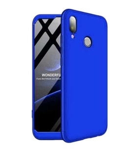 Samsung Galaxy A10S Uyumlu GKK Kılıf 360 Derece Tam Koruma (Mavi)
