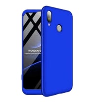 Samsung Galaxy A10S Uyumlu GKK Kılıf 360 Derece Tam Koruma (Mavi)