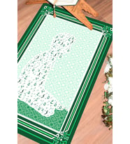 EVDEYA Dijital Baskılı Namaz Kılan İnsan Figürlü Namazlık Seccade 70x130, SECCADE-38-GRİ, (Yeşil)