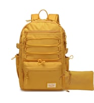 Smart Bags Sırt Çantası Okul Boyu Kalem Kutusu Hediyeli 3156 (Hardal)