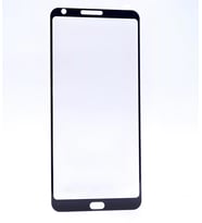 LG G6 Ekranı Tam Kaplayan Düz Cam Koruyucu (Siyah)