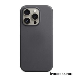 iPhone 15 Pro için MagSafe özellikli Mikro Dokuma Kılıf