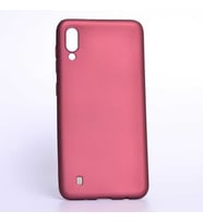 Samsung Galaxy M10 Kılıf Soft Mat Premier Case (Mürdüm)