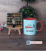 Kütüphaneci Fotoğraflı Dekoratif Taş, Kupa Bardak Beyaz Hediye (Model 13)
