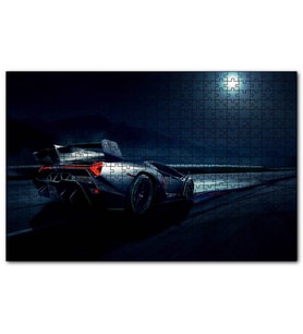 Cakapuzzle Lamborghini Veneno Arkadan Görünüş  Puzzle Yapboz MDF (Ahşap) (500 Parça)