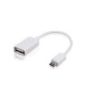 Micro USB to OTG Kablo Sony Samsung Lg Htc Çevirici Dönüştürücü (Siyah)