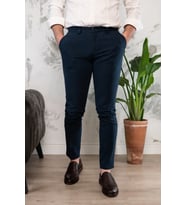 NOTRA SLİMFİT DAR PAÇA ERKEK YAZLIK GABARDİN CHİNO PANTOLON (Lacivert)