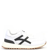 Benetton 30984 Kadın Günlük Sneaker Ayakkabı (Beyaz - Siyah - Ten)