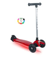 Tois ColorWase Led Işıklı 4 Kademe(50-65 cm) Ayarlanabilir 3 Tekerlekli Scooter (Kırmızı)