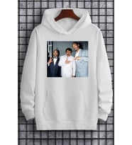 Unisex Müslüm Baba Baskılı Sweatshirt (A.Beyaz)