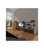 Decoraktiv Eko On Mdf Dvd Tv Ünitesi Tv Sehpası (Siyah - Ceviz)