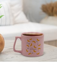 BK Gift Kişiye Özel İsimli Pastel Pembe Middle Kupa Bardak, Arkadaşa Hediye, Ev Hediyesi, Doğum Günü Hediyesi, Ofis Hediyesi-1 (Model 4)