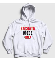 Presmono Unisex Beyaz Bachata Mode On Dance Dans Kapüşonlu Sweatshirt 463390tt (Beyaz)