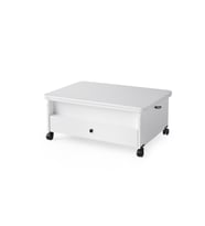 SEFA HOME ÇEKMECELİ TEKERLEKLİ SİHİRLİ SEHPA 106R (Beyaz)