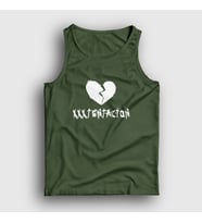 Presmono Unisex Sarı Broken Heart XXXTentacion Atlet 47329tt (Haki)