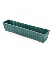 Klasik Balkon Saksı, 7,4 Litre (Yeşil)