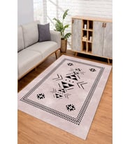 Dijital Kaymaz Taban Yıkanabilir Renkli Salon Halısı Mutfak Halısı Yolluk ND-SD-858 (Pembe)