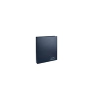 Kartvizit Albümü 10 Sıralı 240 Kartlık İndeksli Business Card Album 26,5x32 cm (Lacivert)