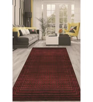 Dijital Kaymaz Taban Yıkanabilir Modern Renkli Salon Halısı Mutfak Halısı Yolluk ND-HT-643 (Bordo)