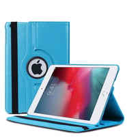 Microsonic Apple iPad Mini 5 7.9'' 2019 (A2133-A2124-A2125-A2126) Kılıf 360 Rotating Stand Deri (Mavi)