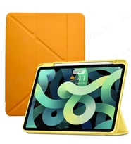Apple iPad Air 5 Air 4 10.9 Kılıf Kalem Şarj Bölmeli Case A2072 A2316 A2324 A232 (Sarı)