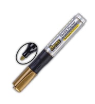 Akrilik Marker Yuvarlak Uç 1 Adet Brons Akrilik Markör Metal Seramik Ahşap Kumaş tuval cam taş (Altın)