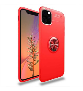 Apple iPhone 11 Pro Kılıf Zore Ravel Yüzülü Silikon Kılıf (Kırmızı)