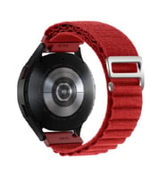 ​​Amazfit GTS Bip Lite S GTR 42mm Kordon Naylon Mountain Band 74 20mm (Kırmızı)
